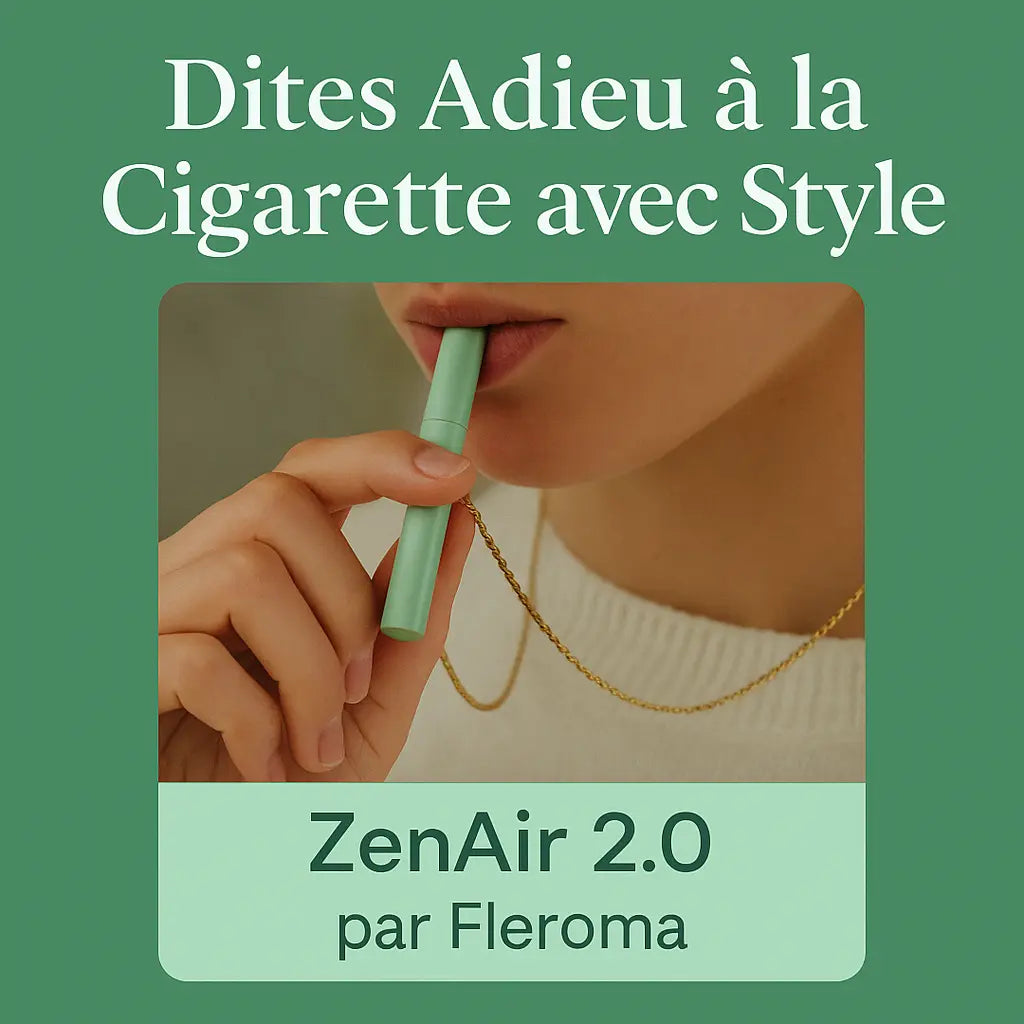 💨 Dites Adieu à la Cigarette avec Style : Découvrez le ZenAir 2.0 de Fleroma - Fleroma